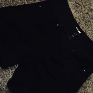 Hot Topic black shorts size 3 fold over goth punk